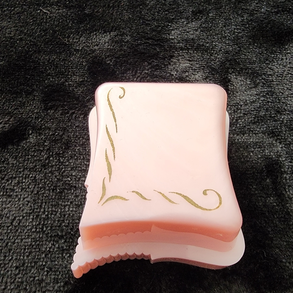 Pink Dennison Soap with Decorative Tray